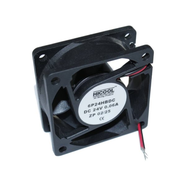 Hicool 6P24HBDC 600X60X25MM AKSİYEL,PLASTİK KARE,RULMANLI,2KABLOLU FAN